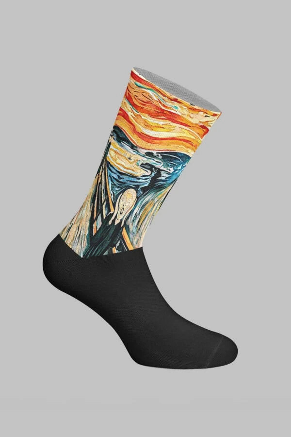 Scream Designed Digital Printed Socks