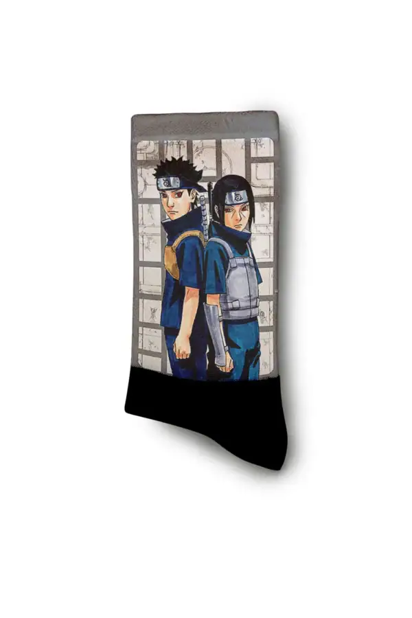 Uchiha Itachi & Shisui Anime Designed Digital Printed Socks