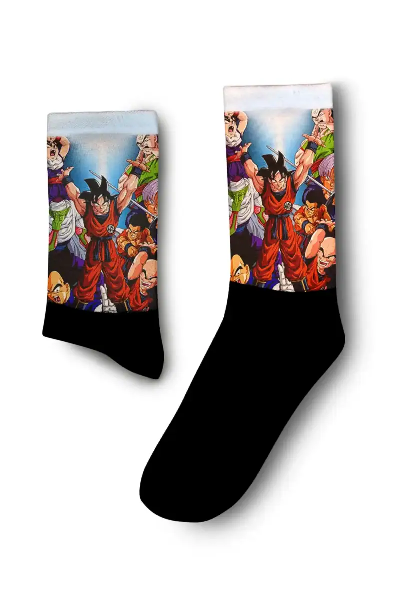 Dragon Ball Z Designed Digital Printed Socks - Image 2