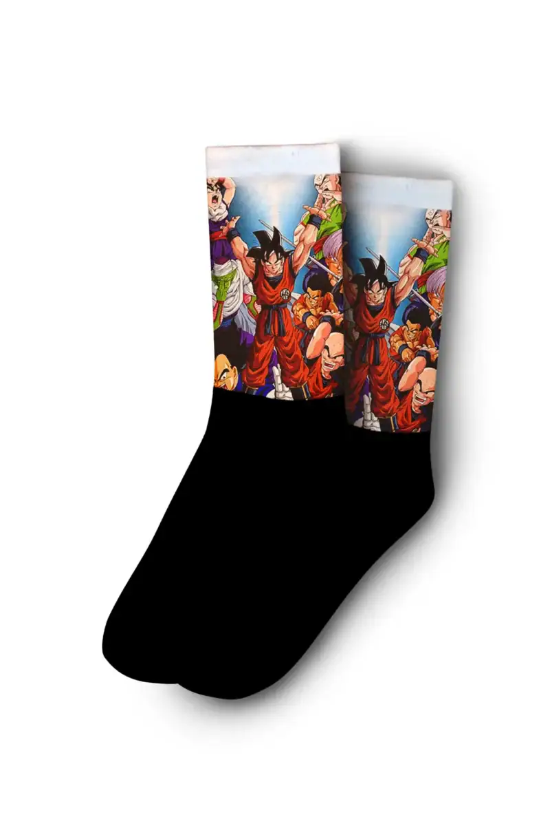 Dragon Ball Z Designed Digital Printed Socks - Image 3