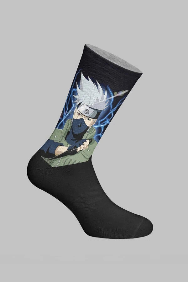 Kakashi Hatake Anime Designed Digital Printed Socks