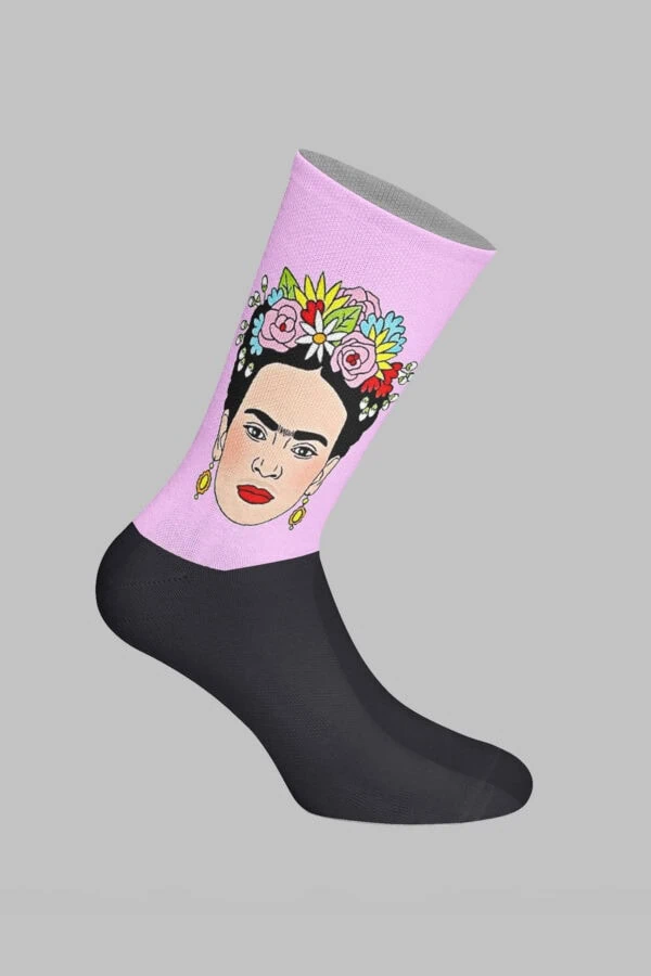 Frida PopArt Designed Digital Printed Socks