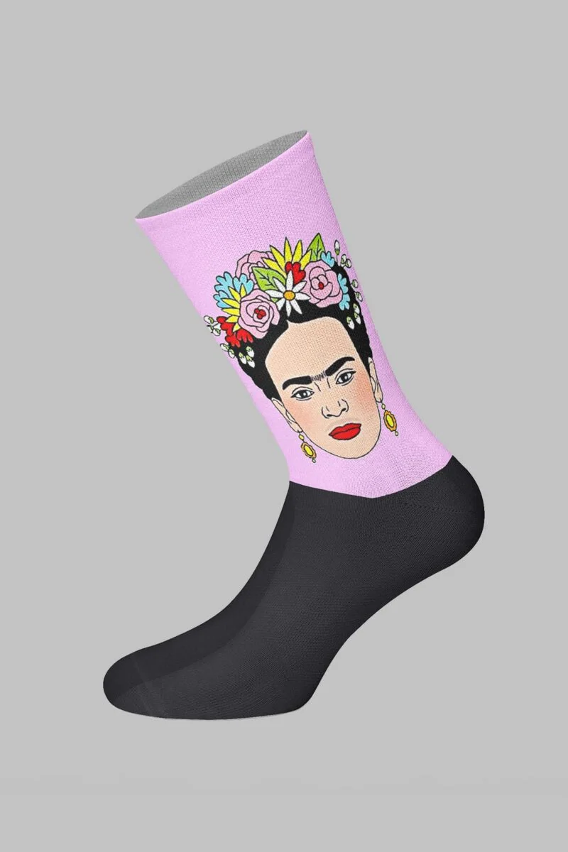 Frida Popart Designed Digital Printed Socks - Image 2