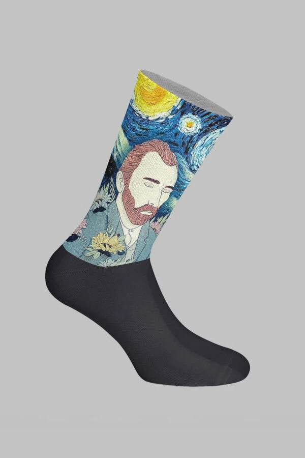 Van Gogh Digital Printed Socks