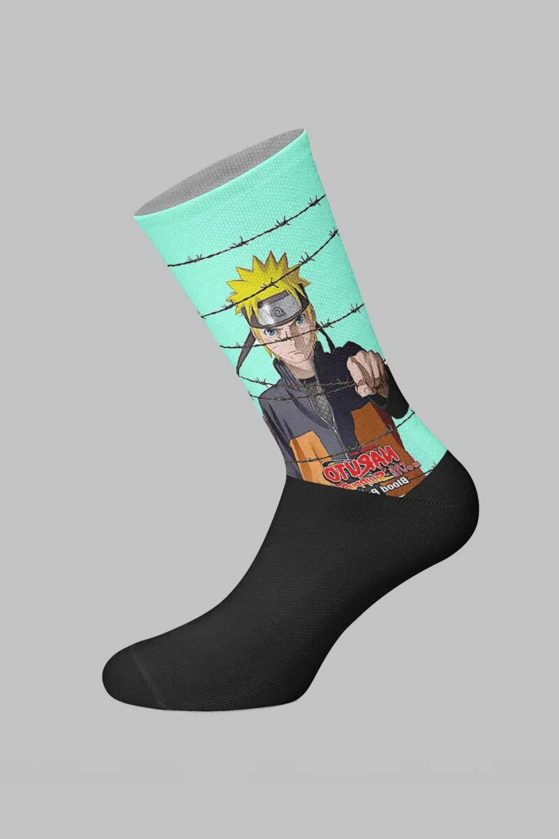 Naruto Anime Designed Digital Printed Socks - Image 2