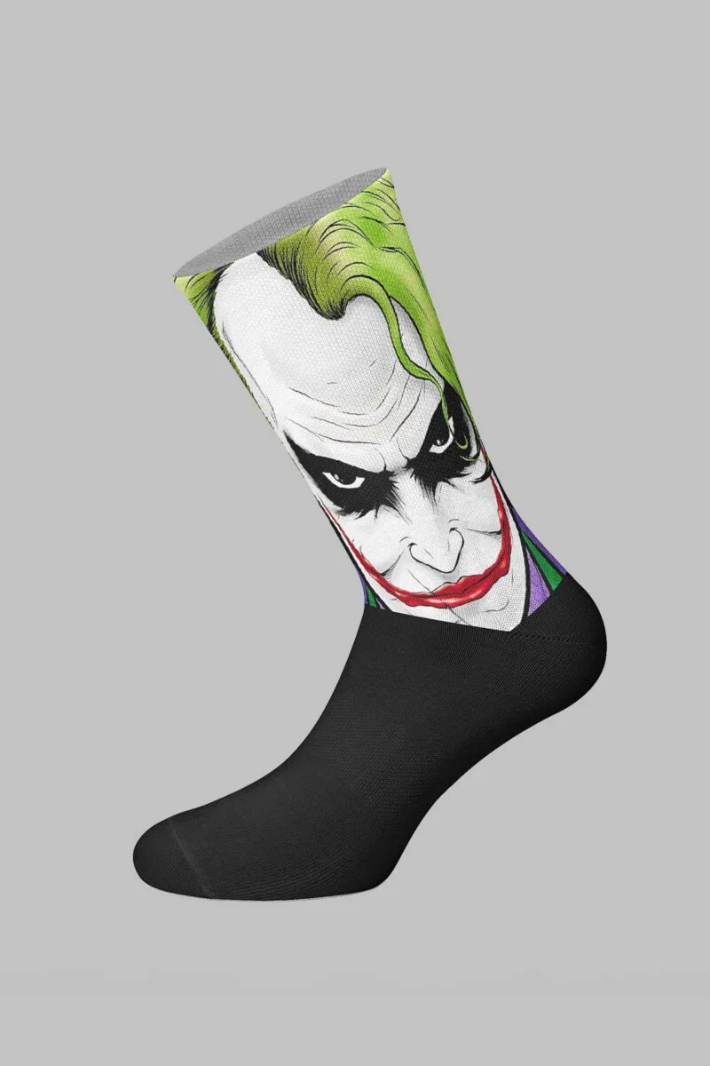 Joker Designed Digital Printed Socks - Image 2