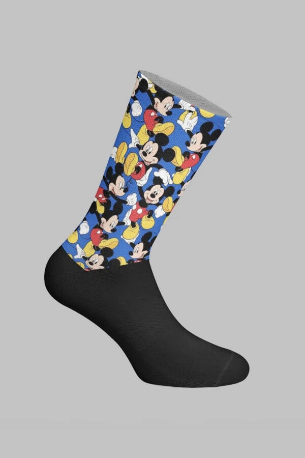 Mickey Mouse Designed Digital Printed Socks
