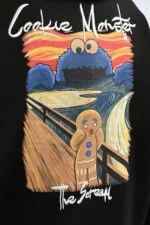 Cookie Monster Design Unisex Hoodie - Image 9