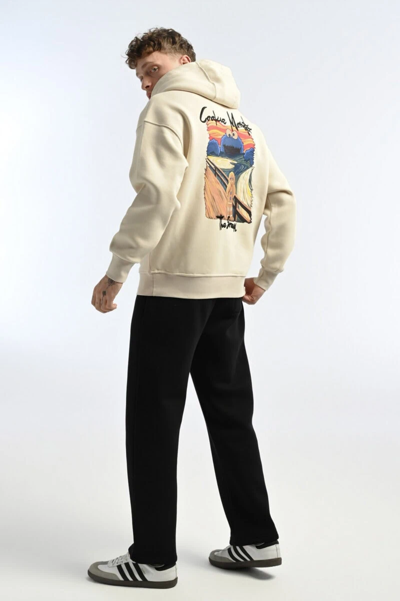 Cookie Monster Design Unisex Hoodie - Image 14