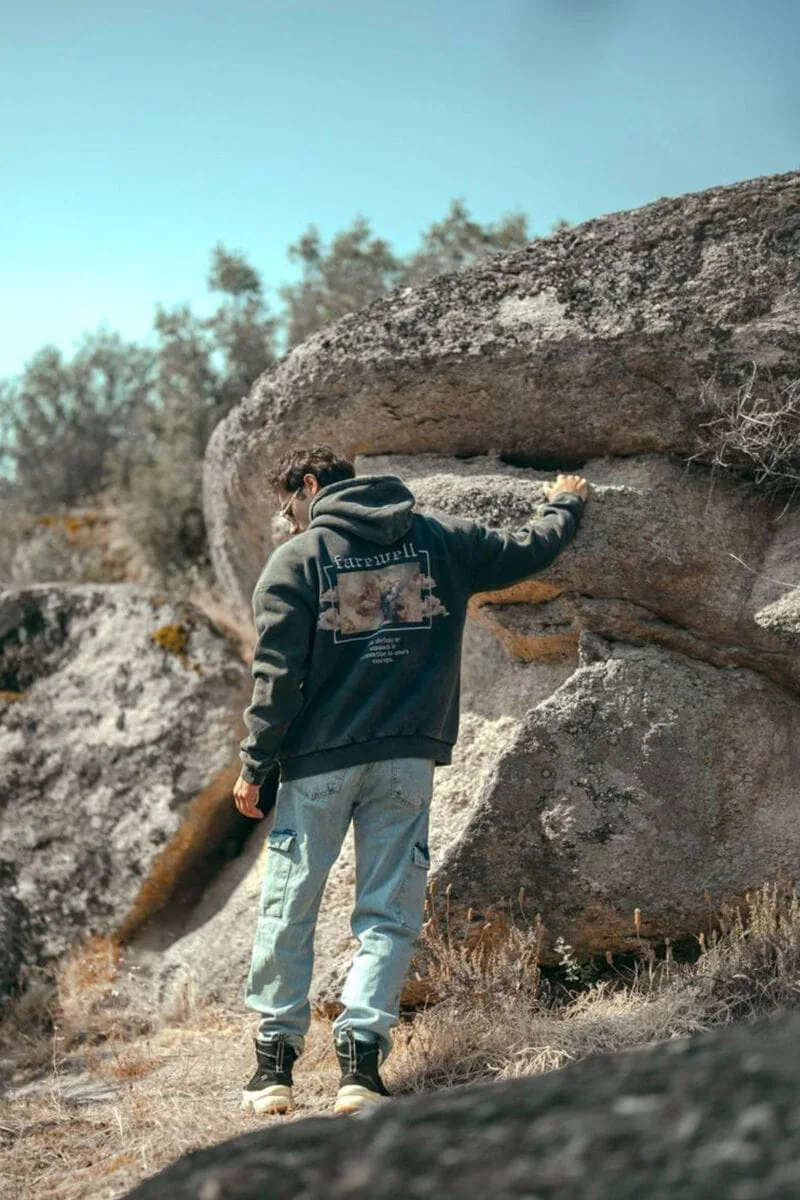 Farewell Vintage Wash Unisex Hoodie - Image 2
