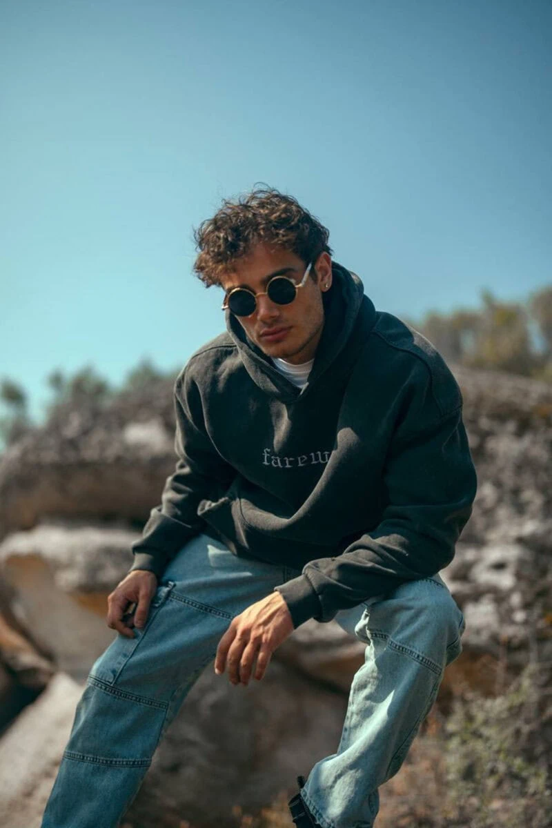 Farewell Vintage Wash Unisex Hoodie - Image 3