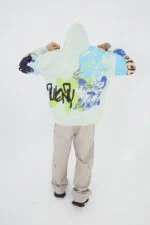 Graffiti Design Printed Unisex Hoodie - Image 5