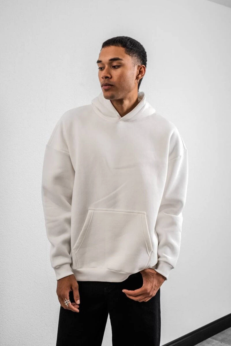 White Oriental Designed Unisex Hoodie - Image 3