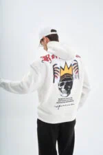 Reflections Skull Design Unisex Hoodie - Image 8