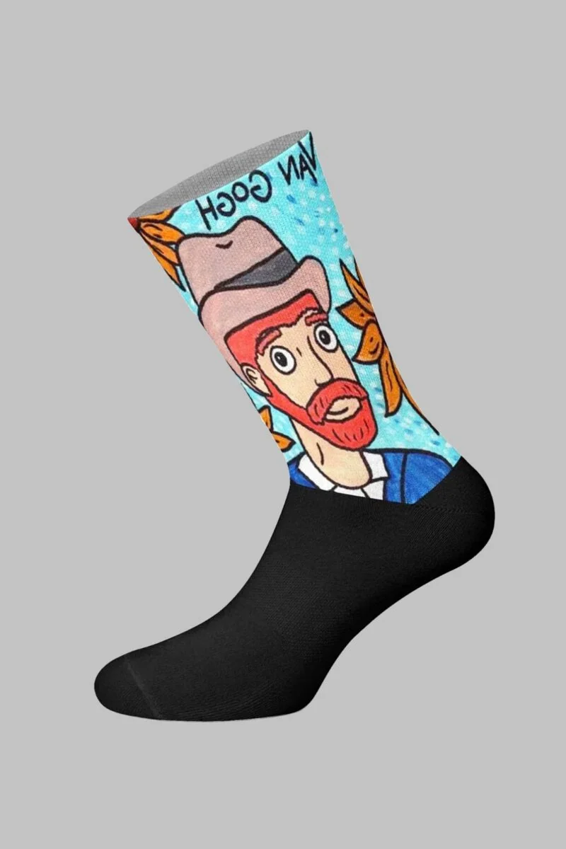 Van Gogh Designed Digital Printed Socks - Image 2