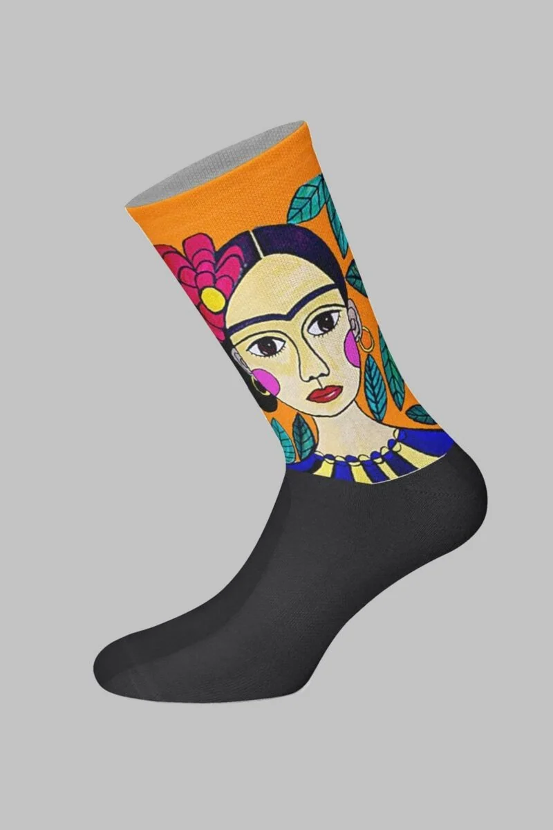 Frida Paint Designed Digital Printed Socks - Image 2