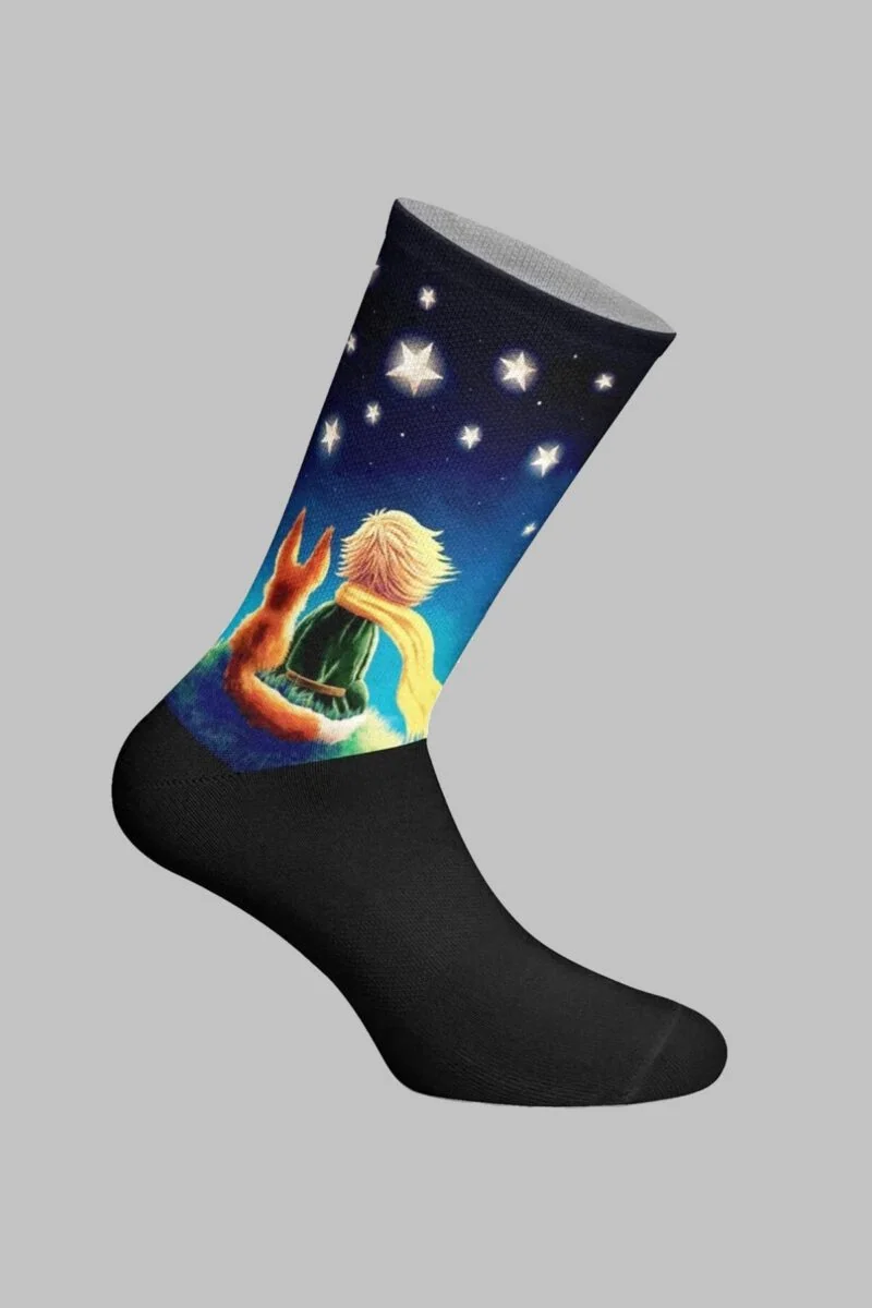Little Prince Digital Printed Socks - Image 1