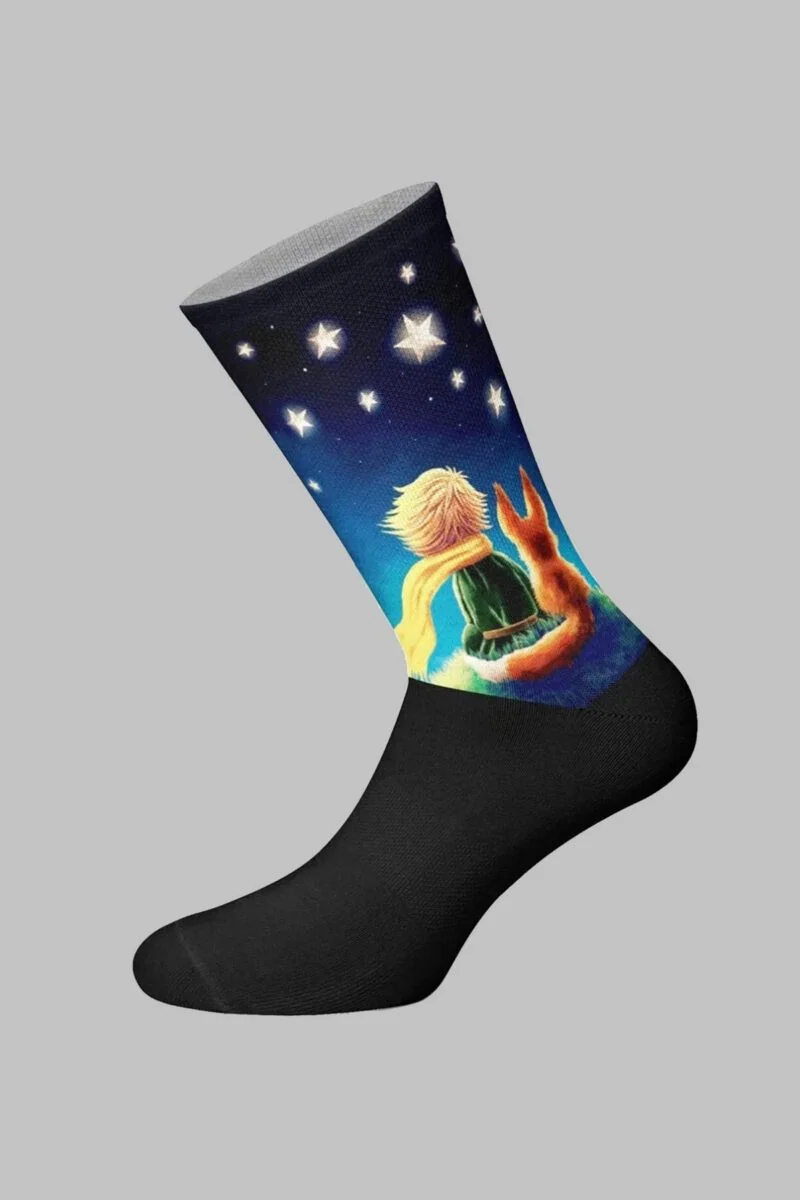 Little Prince Digital Printed Socks - Image 2