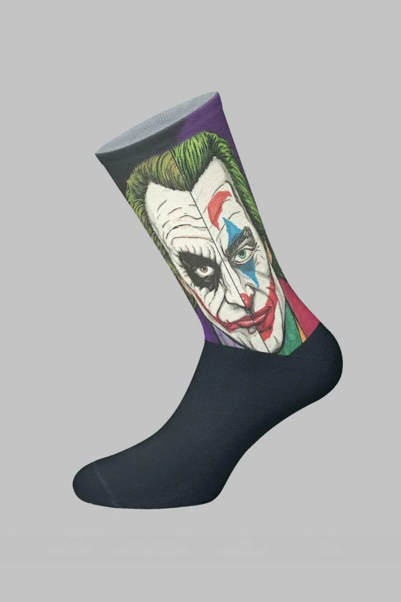 Joker Art Designed Digital Printed Socks - Image 2