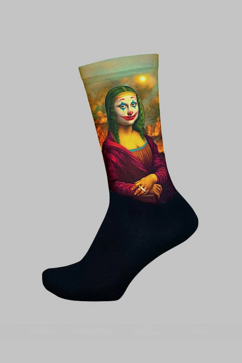 Mona Joker Designed Digital Printed Socks - Image 2