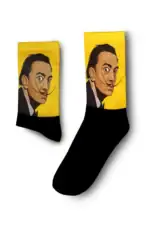Salvador Dali Designed Digital Printed Socks - Image 2