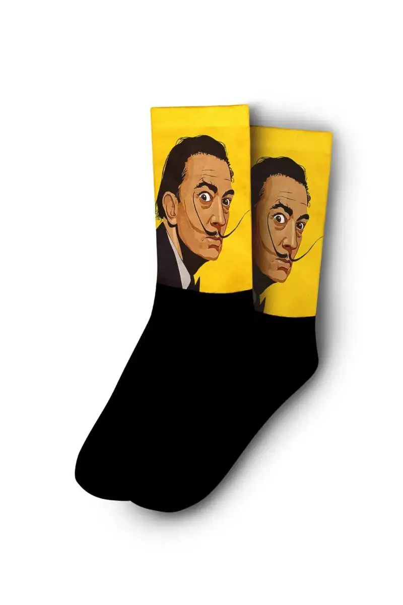 Salvador Dali Designed Digital Printed Socks - Image 3