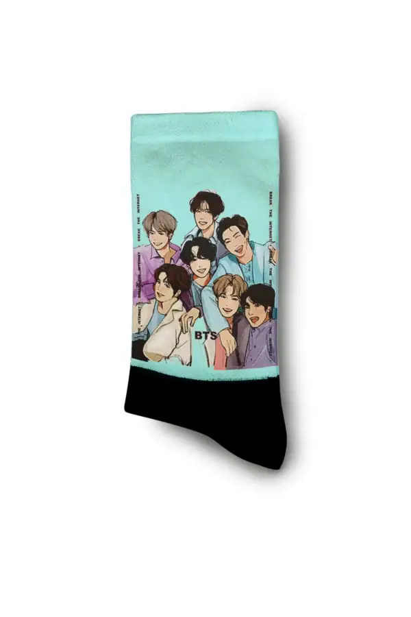 BTS Bangtan Boys Designed Digital Printed Socks