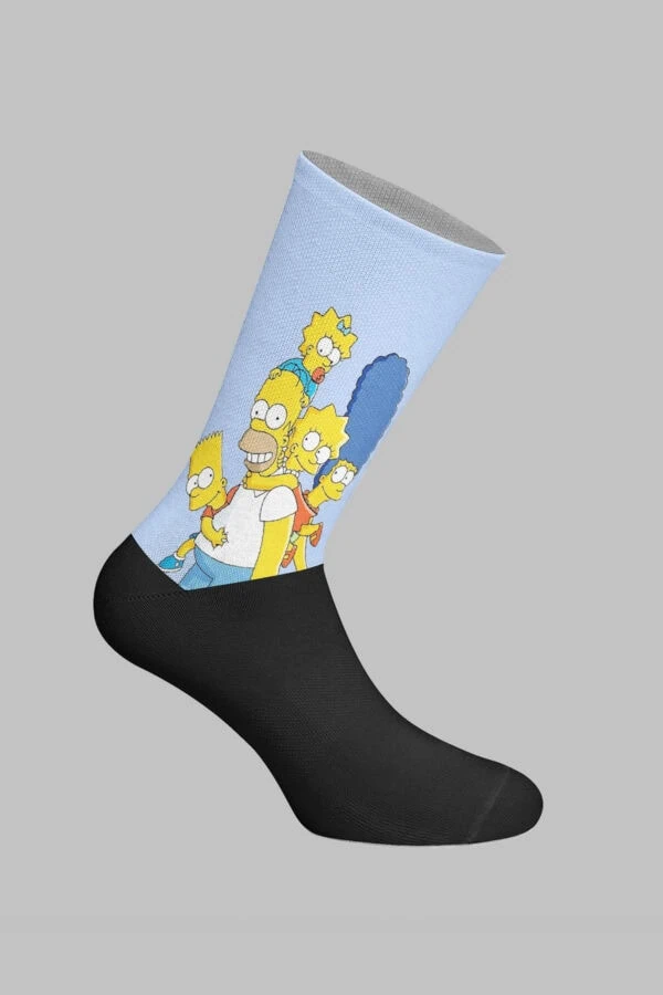Simpson Family Designed Digital Printed Socks
