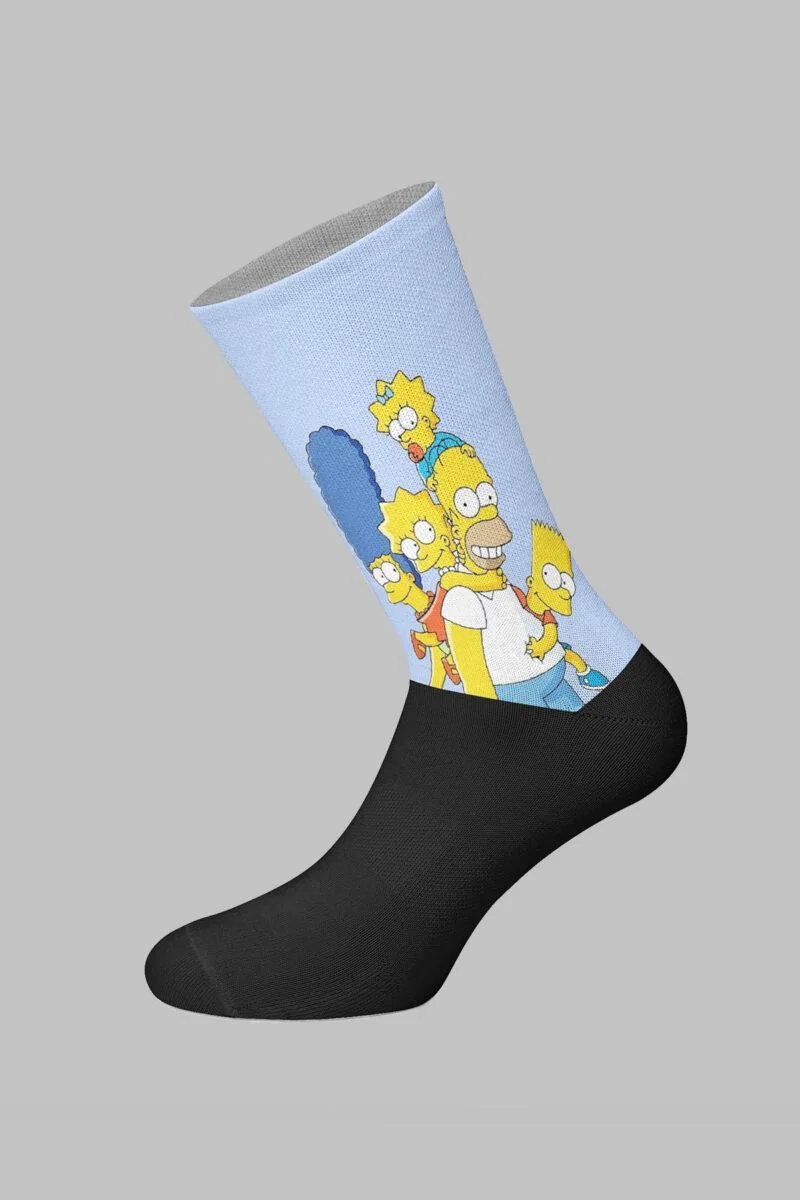 Simpson Family Designed Digital Printed Socks - Image 2