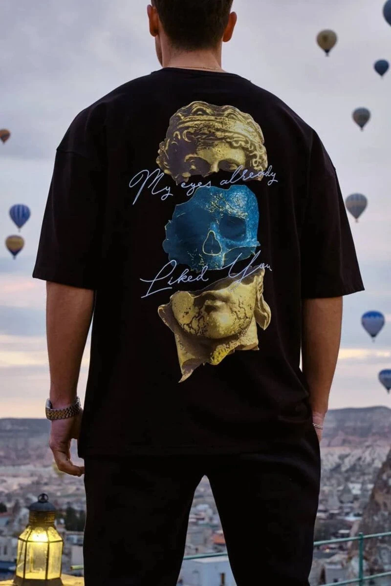 Black Already Skull Design Unisex T-Shirt - Image 2