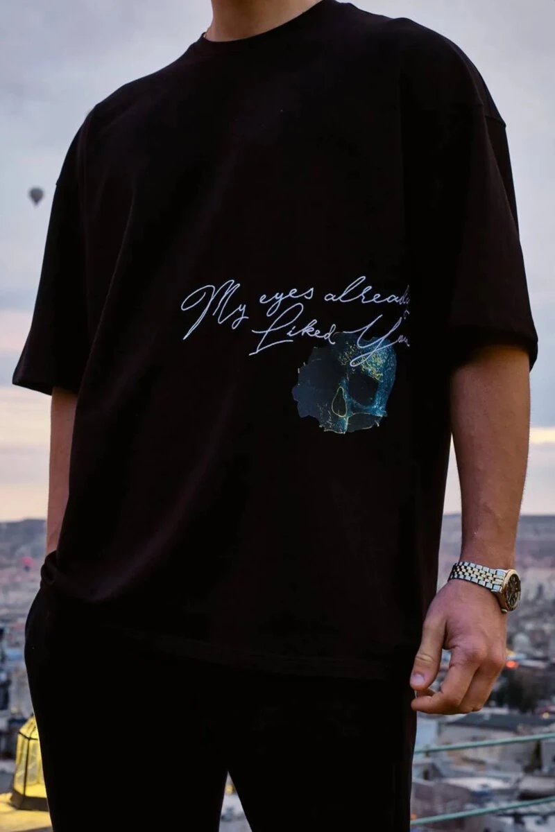 Black Already Skull Design Unisex T-Shirt - Image 3