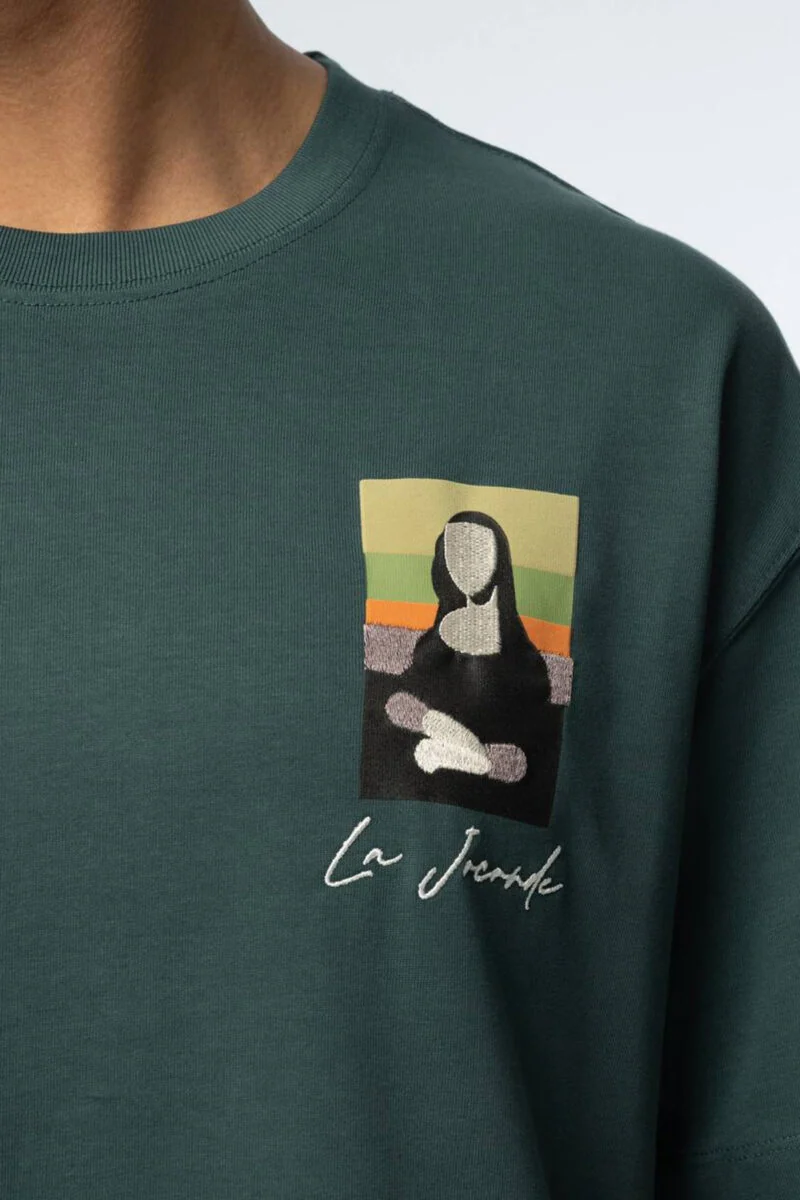 Mona Da Vinci Design Unisex T-Shirt - Image 4