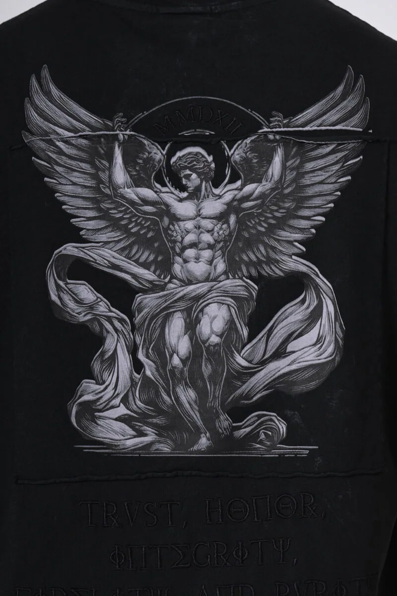Tattoo Archangel Design Unisex T-Shirt - Image 3