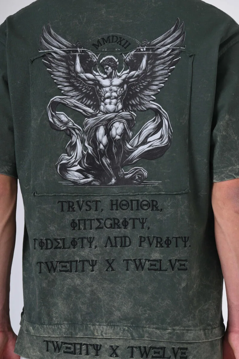 Tattoo Archangel Design Unisex T-Shirt - Image 9