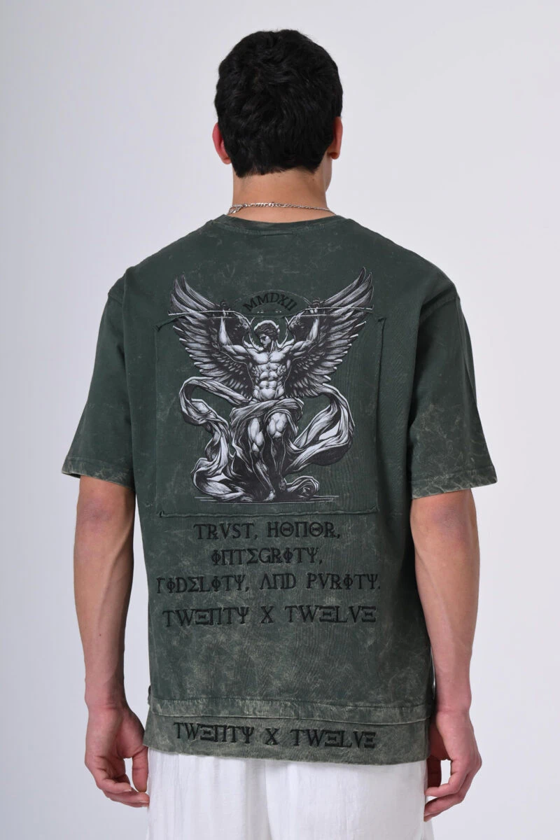Tattoo Archangel Design Unisex T-Shirt - Image 10