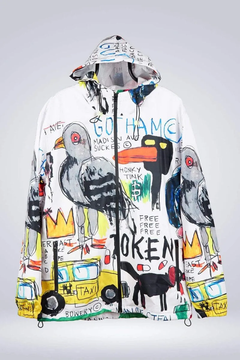 Gotham Print Rain Jacket - Image 3