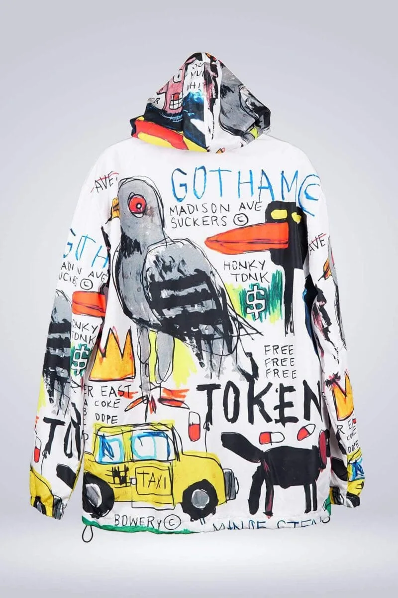 Gotham Print Rain Jacket - Image 4