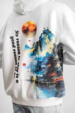 No Reason Hoodie Design Unisex Hoodie - Image 2