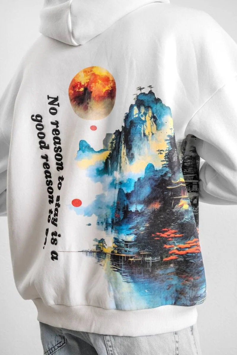 No Reason Hoodie Design Unisex Hoodie - Image 2