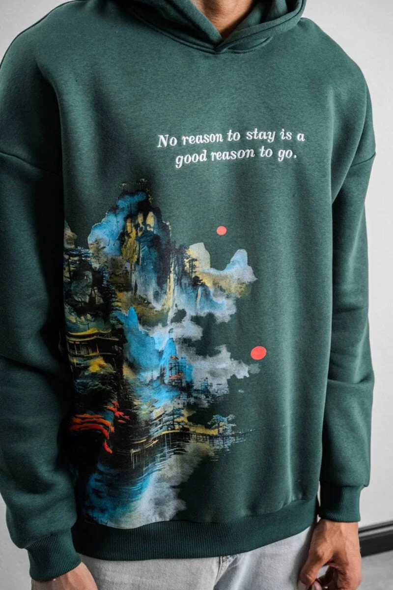 No Reason Hoodie Design Unisex Hoodie - Image 8