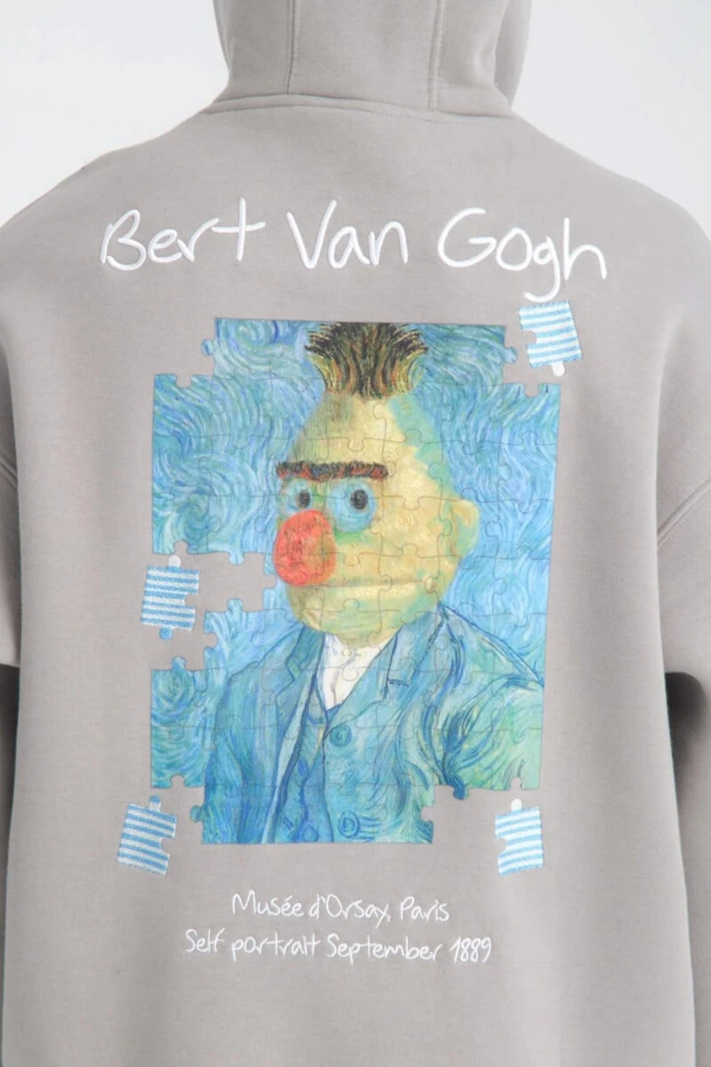 Bert Van Gogh Design Unisex Hoodie - Image 6