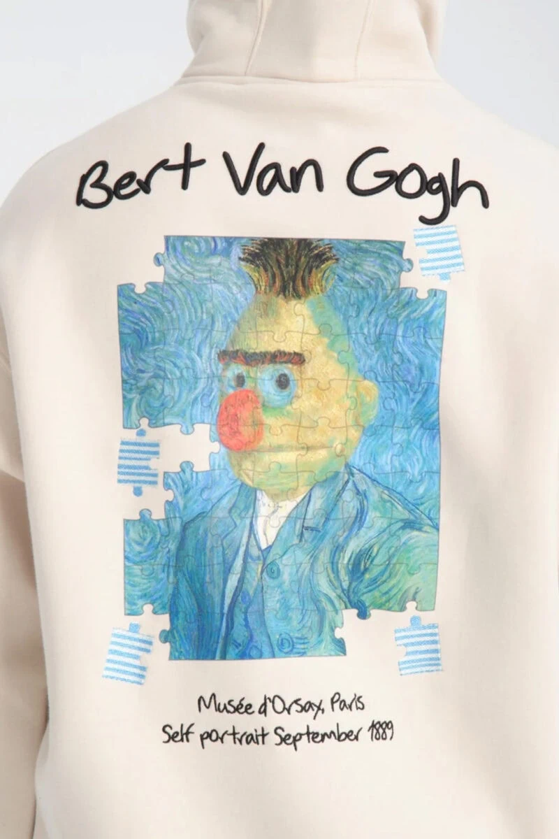 Bert Van Gogh Design Unisex Hoodie - Image 7