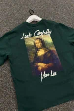 Mona Lisa Design Unisex T-Shirt - Image 6