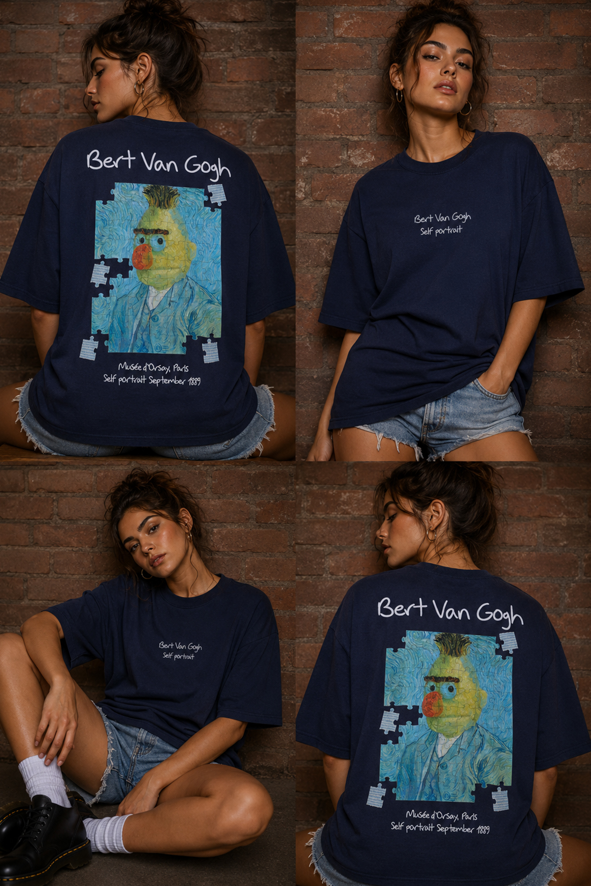 Bert Van Gogh Unisex T-Shirt